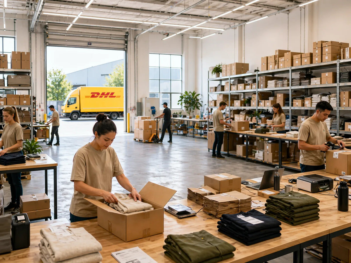Verpackung in nachhaltigen Kartons und Versand über nachhaltige Versanddienstleister