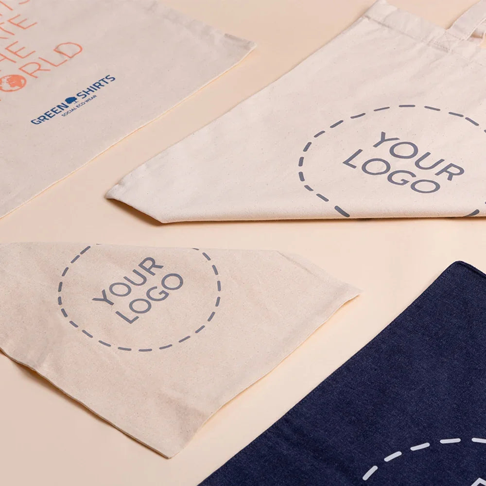 Premium Tote Bags in verschiedenen Farben und Materialien